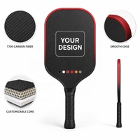 Raquette de pickleball Spin Pro 16 mm Gen4 en fibre de carbone avec noyau en nid d'abeille, thermoformée, approuvée USAPA, surface de préhension texturée