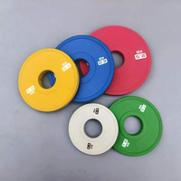 Plaques de musculation en caoutchouc noir de haute qualité pour la musculation à domicile, portables, vente en gros