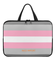 Sac pour ordinateur portable Crossdresser Rainbow, étui fin pour ordinateur portable avec fermeture éclair, sac portable pour tablette, grande capacité