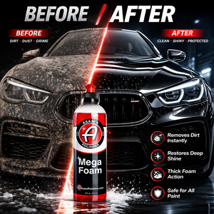 Champú para Autos Mega Foam (473ml) Espuma Roja Densa para Lavado de Autos, Limpieza sin Rayones, Acabado con Brillo Profundo para Autos Nuevos y Usados - Product Image 6