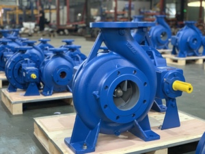 Bomba centrífuga horizontal de una etapa de acero del fabricante, con eje desnudo, para suministro de agua limpia, sistema de alta potencia de motor - Product Image 3