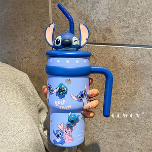 <span class=keywords><strong>Bouteille</strong></span> d'eau isotherme <span class=keywords><strong>Disney</strong></span> Cartoon avec couvercle à paille, <span class=keywords><strong>thermos</strong></span> grande capacité pour enfants - Product Image 5
