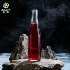 Bouteille en verre super flint personnalisée en gros, transparente, ronde, 500 ml, 700 ml, pour vodka, tequila, whisky, rhum - Product Image 4