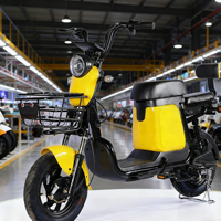 Usine directe 48V vélo électrique à deux roues pratique à la mode pour les voyages transfrontaliers 350W puissance du moteur 3 vitesses