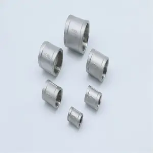 Ss304 Pipe Fitting Npt Full Thread Coupling Joint