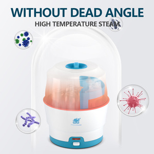 BPA الشحن قدرة كبيرة للإزالة صينية الكهربائية الطفل زجاجة حليب من الزجاج معقم بخار - Product Image 4