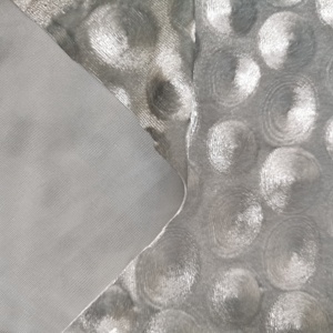 Tissu en velours coréen 100% polyester ignifuge et antistatique pour doublure, <span class=keywords><strong>flocage</strong></span> gaufré, robes et vêtements - Product Image 2