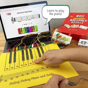 MK Set Deluxe Kit con Cable USB Dupond Line Pinzas de Cocodrilo para Niños <span class=keywords><strong>Makey</strong></span> Edades 8-10 - Product Image 3