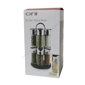 Ensemble de bouteilles et boîtes à épices rotatives à double couche BB045 pour cuisine, vente en gros - Product Image 5