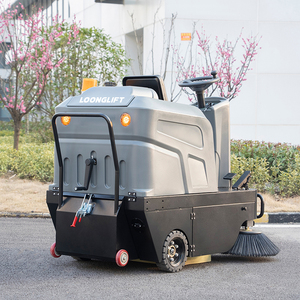 Ride-On Electric <b>Floor</b> Sweeper 1250mm Sweeping Width Dust Suppression Spray System Industrial <b>Cleaning</b> <b>Machine</b> - Product Image 6