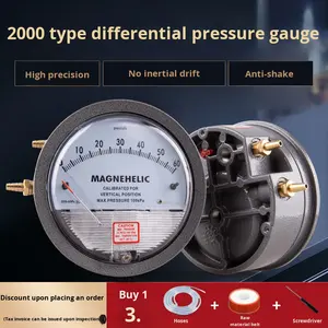 YEYIデジタルステンレス鋼マイクロ圧力差計ゲージ負圧繁殖空気測定換気0-500pa - Product Image 5