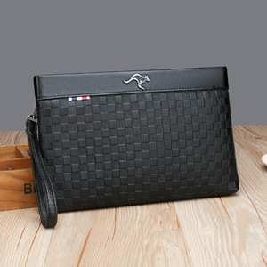 Borsello da Uomo in <span class=keywords><strong>Pelle</strong></span> PU a Prezzo di Fabbrica, Borsa a Busta Grande Capacità, Pochette Casual in <span class=keywords><strong>Morbida</strong></span> <span class=keywords><strong>Pelle</strong></span> e Portafoglio - Product Image 4