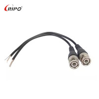 Cable de 20 cm de alta calidad con conector BNC Adaptadores RF para cables coaxiales de cámara CCTV