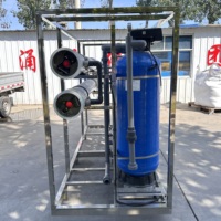 Sistema de Ósmosis Inversa para Desalinización de Agua Salobre de Pozo Industrial de 4000 LPH, Equipo de Purificación de Agua