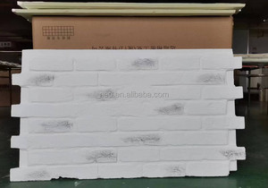 Panel de pared de ladrillo falso de poliuretano, textura exterior - Product Image 5