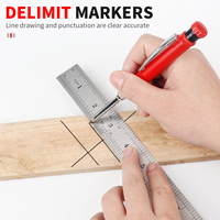 Crayon de menuisier avec taille-crayon pour le travail du bois avec logo personnalisé Vente en gros 2.8mm de profondeur