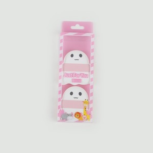 Set di 2 Piumini per Trucco a Forma di Piccolo Fantasma, in Cotone, per Fondotinta Liquido Asciutto o Umido, in Confezione PVC - Product Image 5