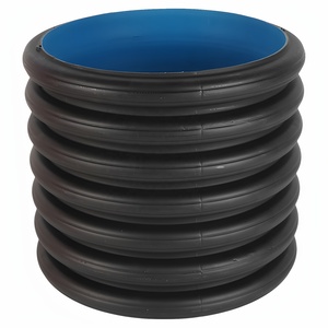 Tuberías Redondas Corrugadas de Doble Pared de HDPE <span class=keywords><strong>para</strong></span> Agricultura e Industria, Drenaje Subterráneo de Alta Presión de PE - Product Image 4