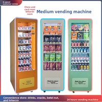 Distributeur automatique compact Sukelai 4G pour cigarettes, boissons et snacks – Unité de distribution en libre-service