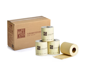 <span class=keywords><strong>Papel</strong></span> Higiénico Ecológico de Pulpa de Bambú de 3 Capas, Suave, en Rollo, Personalizado por el Fabricante Lampure, con Relieve Impreso, Venta al Por Mayor - Product Image 5