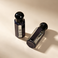 Vente en gros de flacons en verre octogonaux vides de 3 ml, 6 ml, 12 ml, flacons à bille pour parfum avec bouchon compte-gouttes en verre, logo personnalisé