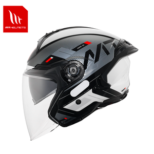 Cascos de Motocicleta Españoles MT Helmets, Casco Integral 3/4, Universal para las Cuatro Estaciones, ABS, Liberación Rápida, Homologado por DOT/ECE/CCC - Product Image 1