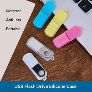 Silicone <b>USB</b> <b>Flash</b> <b>Drive</b> Protector Case, Dustproof Waterproof Anti-lost <b>USB</b> Cover, Universal <b>USB</b> Interface Dust Cap - Product Image 4