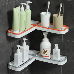 Estante de drenaje plegable para el hogar, estante de almacenamiento, estante de acabado de baño montado en la pared, plástico duradero para almacenamiento de artículos diversos - Product Image 6