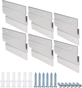 Heavy Duty Aluminum French Cleat Hanger Z Clips for Hanging Wall Painting