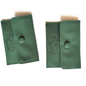 Bolsa de Tela Pequeña con Cierre de Microfibra para Joyería, Bolsa de Almacenamiento de Joyería con Impresión de Logotipo, Bolsa de Joyería Antioxidante al por Mayor - Product Image 3