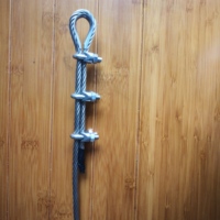 Collier de serrage en U en acier inoxydable 304/316 métrique et impérial avec écrou et boulon DIN741 pour câble métallique et équipement de levage