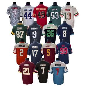 Camisetas de Rugby Bordadas de Alta Calidad al por Mayor para Hombre, Camisetas de Fútbol Americano con Mangas Cortas y Transpirables, Pedidos al por Mayor - Product Image 1