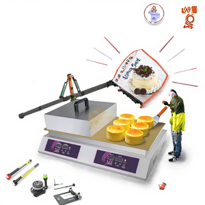 เครื่องทำซูเฟล่แพนเค้กมัฟฟินและวาฟเฟิลอเนกประสงค์ สแตนเลสใหม่ ควบคุมด้วยระบบดิจิตอล ปรับอุณหภูมิได้ ตั้งเวลาได้ 220V - Product Image 3