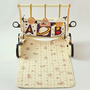 OkidoKids Trotteur en bois écologique 2-en-<span class=keywords><strong>1</strong></span>, jouet sûr et durable pour les premiers pas de bébé, modèle canadien - Product Image 4