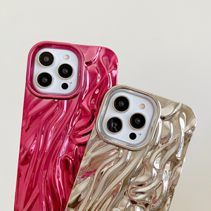 Funda BAILI Factory Shine para iPhone 15 Pro y Samsung Galaxy S25, a Prueba de Golpes, de Lujo, con Recubrimiento Electrolítico y Silicona Arrugada - Product Image 6