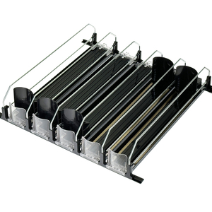 Tùy Chỉnh Bán Buôn Nhựa Kệ Pusher Siêu Thị Đồ Uống Tổ Chức Cho Tủ Lạnh Soda Lon Dispenser Khay Hiển Thị Uống Pusher - Product Image 3