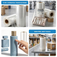 Film BOPP doux au toucher, sans rayures, film de plastification pour toner, rouleau de velours pour emballages cosmétiques et produits de consommation haut de gamme