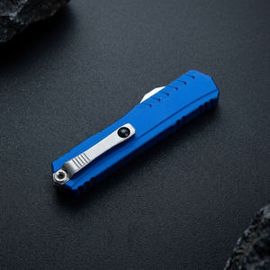 มีดพกพาคุณภาพสูงรุ่น Micro Tech Magic Cipher Aluminum Edition สำหรับตั้งแคมป์ ทำจากเหล็กกล้าไร้สนิม ด้ามจับอะลูมิเนียม OEM - Product Image 4