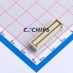 ZHD-30AB Wire-to-Board Pin Header SMD,P=1.5mm Connector 2x15P 1.5mm Vertical Mount 30P - Product Image 1