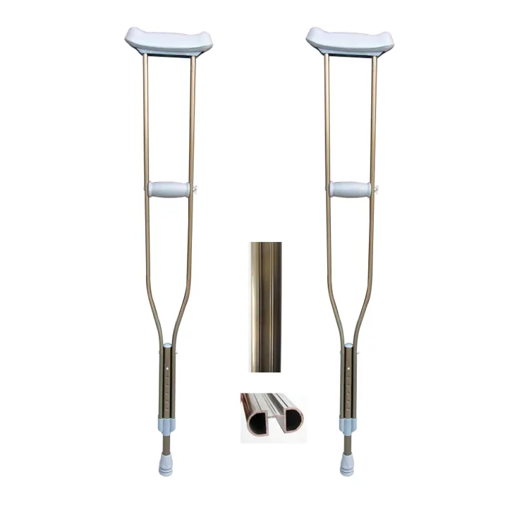 Elbow crutches aluminum canes and walking sticks adjustable portable folding elbow crutch for disabled