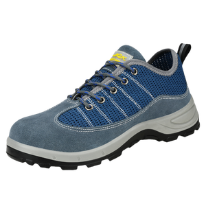 Zapatos de trabajo con punta de acero baratos al por mayor zapatos de seguridad de cuero de grano completo - Product Image 4