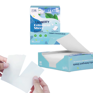 Feuilles de <span class=keywords><strong>lessive</strong></span> concentrées hydrosolubles <span class=keywords><strong>en</strong></span> vrac, papier nettoyant concentré, parfum longue durée, personnalisation de marque privée disponible - Product Image 1