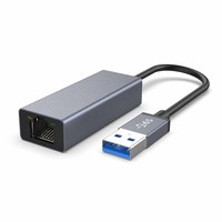 Usine directe Gigabit Mini Port 1000M USB adaptateur Ethernet Rj45 3.0 Hub carte réseau filaire convertisseur LAN Stock de produit externe