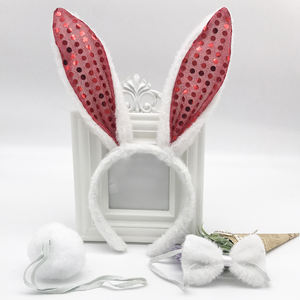 뜨거운 판매 성인 토끼 레이디 이어 스팽글 머리띠 예산 친화적 인 파티 장식 부활절 및 여성을위한 콘서트 - Product Image 6