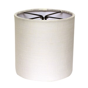 HMS 5 \ "lusso moderno lampadario interno stile tamburo neve Set di 6 paralumi in lino con vetro in Rattan motivi campana/cono - Product Image 1