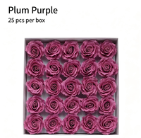 Fleur de savon parfumée Rose Fleur artificielle Boîte cadeau Décoration de mariage Saint-Valentin Fleur de savon