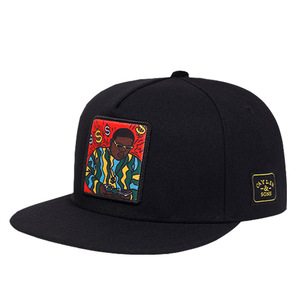 Topi Snapback Pria dengan Bordir Patch Custom Flat Brim untuk Gaya Jalanan - Product Image 5