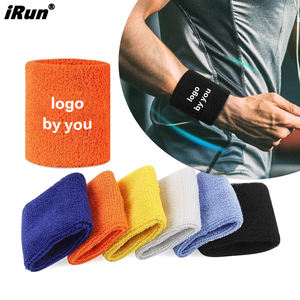 צמיד זיעה iRun צמיד יד ספורט זיעה רצועת יד יוגה חדר כושר מגבת סרט זרוע כותנה ספורט טניס להקות יד - Product Image 1