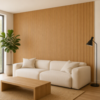 Panneau mural intérieur WPC 150*20mm en composite bois-plastique, très demandé, pour la décoration intérieure de maisons et d'hôtels