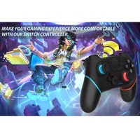Manette sans fil pour Switch, compatible avec PC, joystick avec fonction 6 axes/Turbo/ergonomique